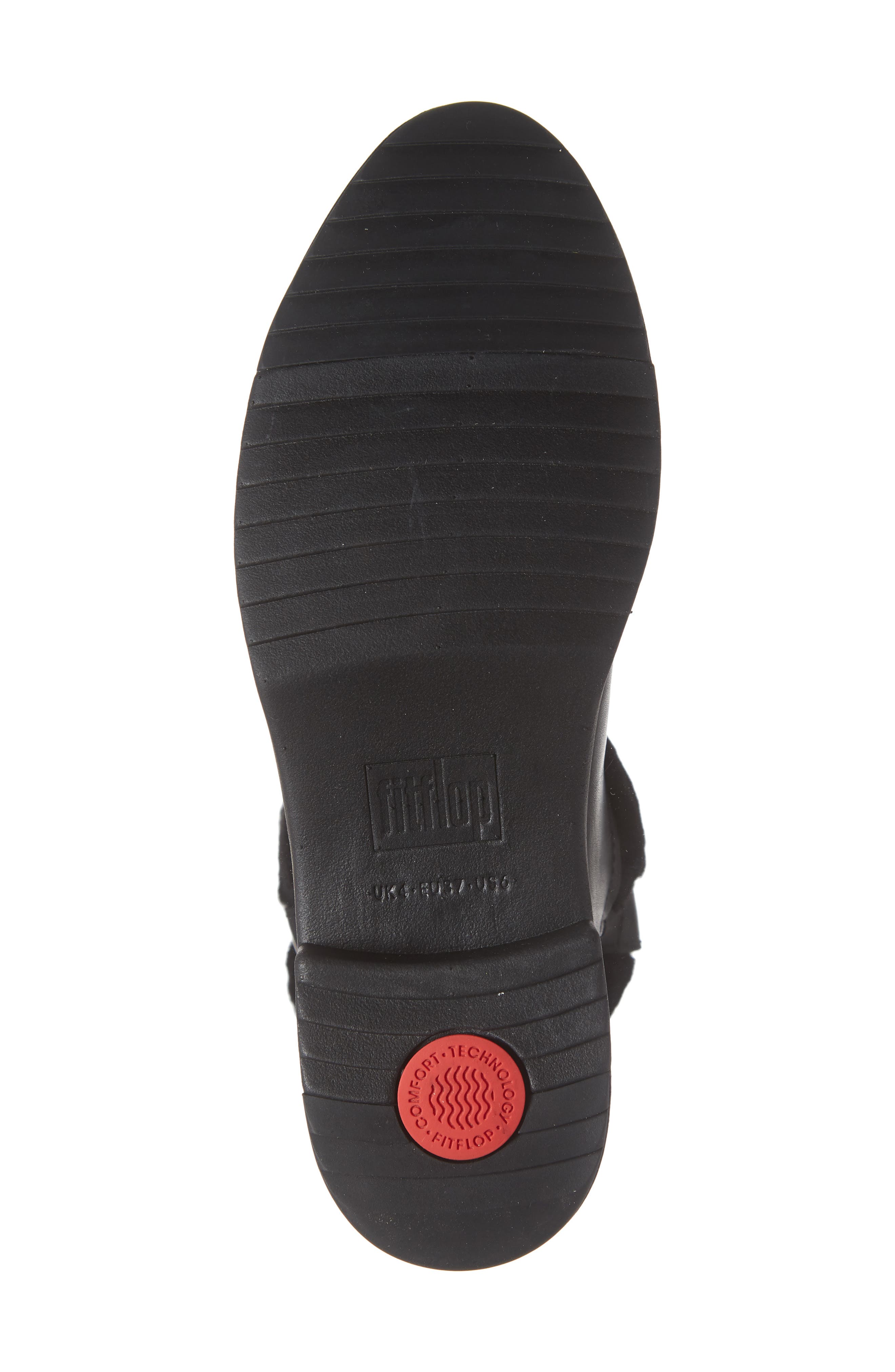 FitFlop Mimie Genuine Shearling Trim Bootie, Alternate, color, 