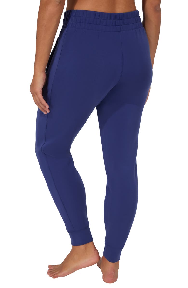 YOGALICIOUS SoftLite District Sandwashed Joggers, Alternate, color, Blue Ribbon