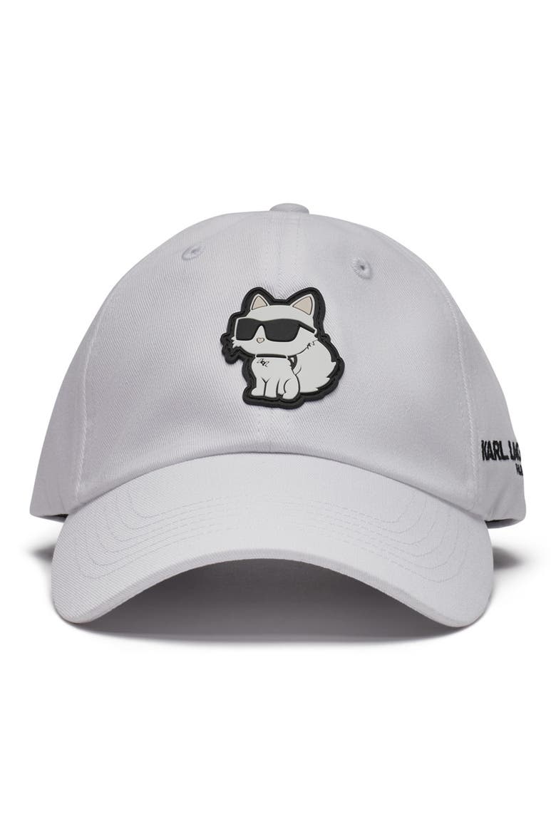 Choupette Baseball Cap, Alternate, color, WHITE