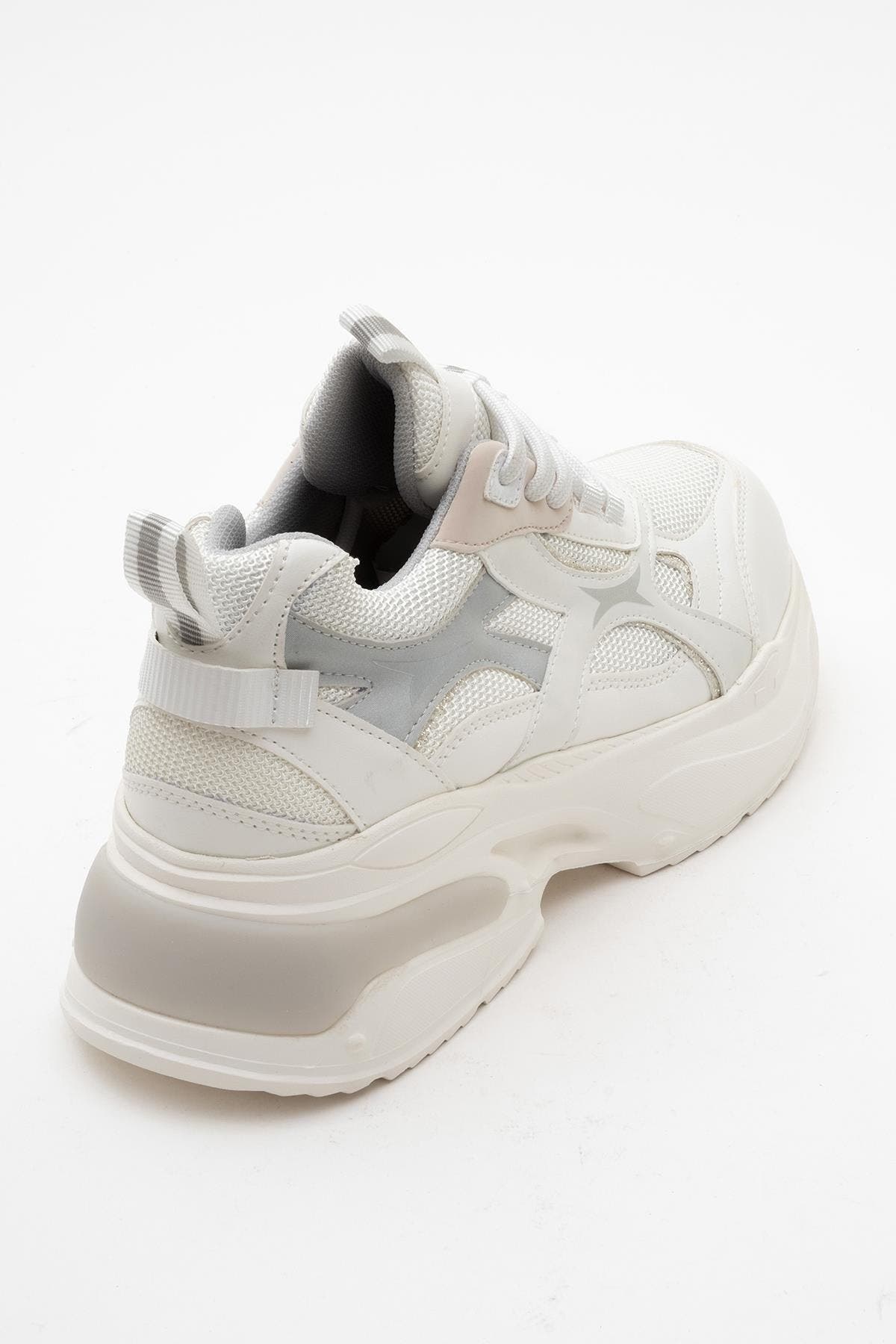 Marron Sport Sneakers, Alternate, color, White Faux Leather