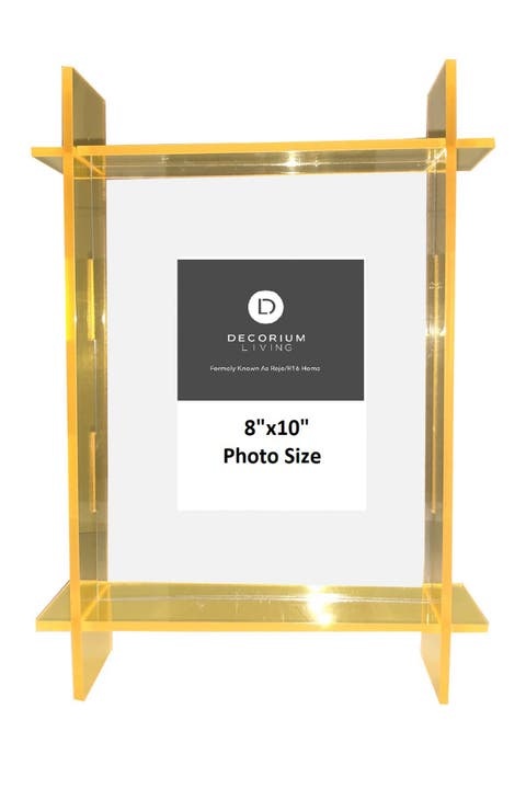 Neon Yellow Lucite 8" x 10" Frame