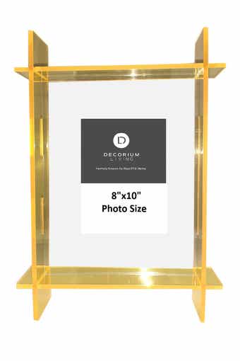 Neon Yellow Lucite 8" x 10" Frame