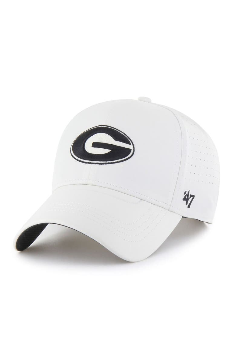 '47 Men's '47 White Georgia Bulldogs Forward Vent MVP Adjustable Hat, Main, color, 