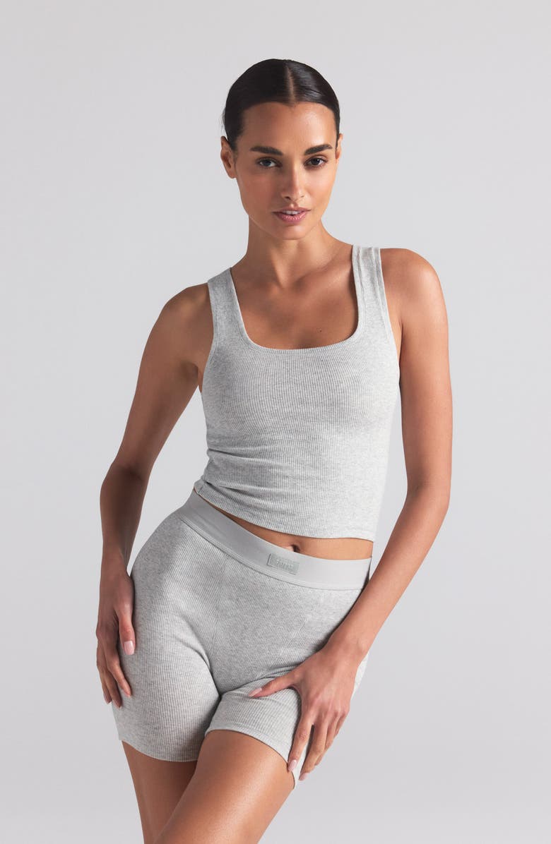 SKIMS 3-Pack Cotton Rib Tank, Alternate, color, Blue Quartz Cloud Multi