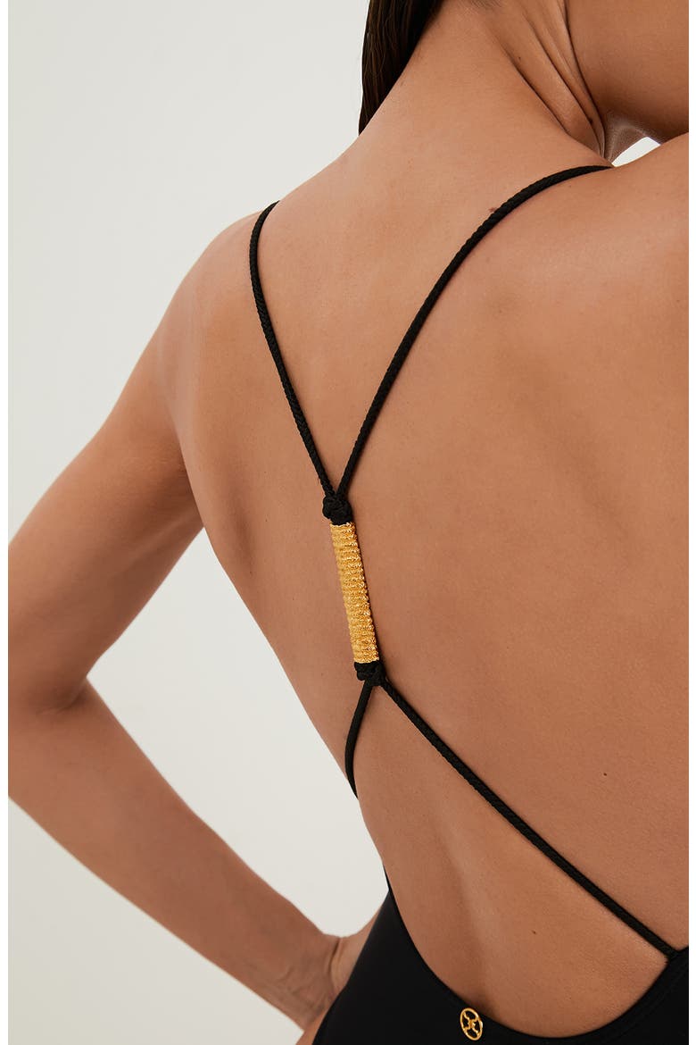 Stacy One-Piece Swimsuit, Alternate, color, BLACK