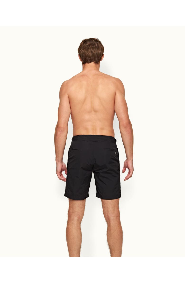 Orlebar Brown Dane Longest-Length Swim Shorts, Alternate, color, Black