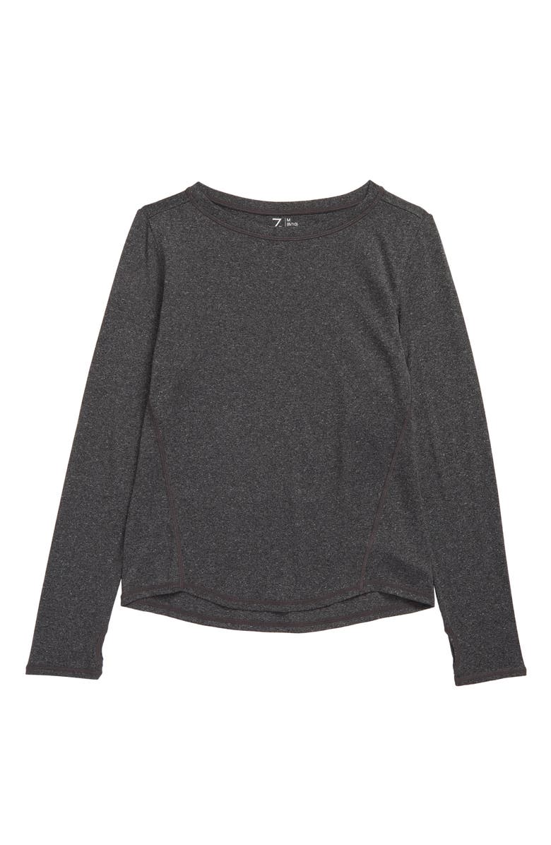 Z by Zella Girl Kids' All Day Energy Long Sleeve T-Shirt, Main, color,