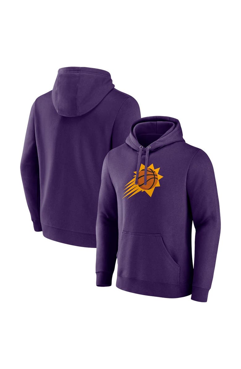 FANATICS Men's Fanatics Branded  Purple Phoenix Suns Primary Logo Pullover Hoodie, Main, color, 