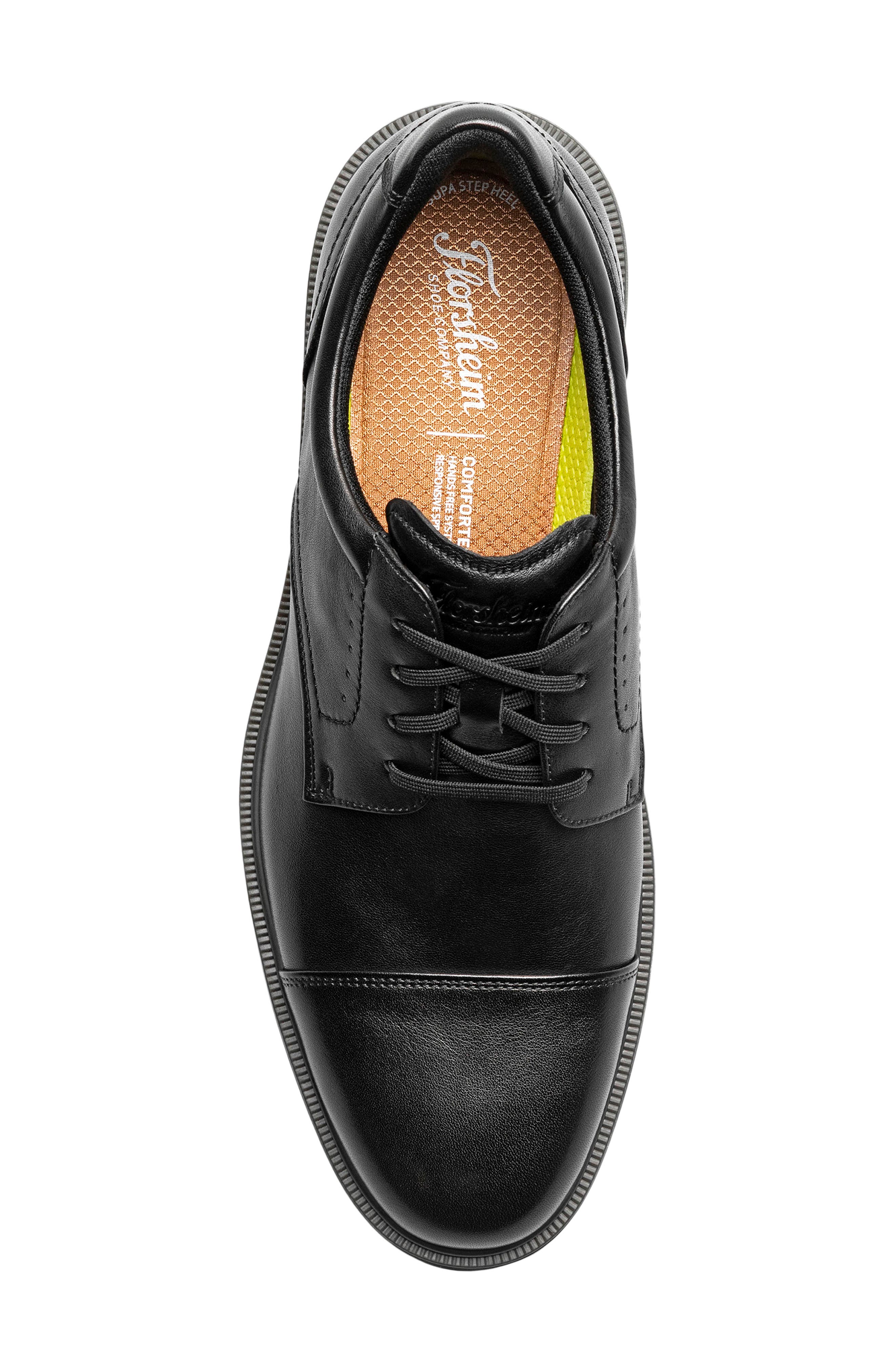 Highrise Cap Toe Oxford, Alternate, color, BLACK
