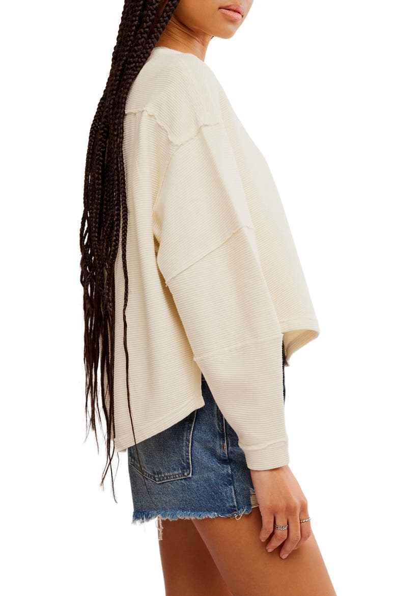 Total Eclipse Oversize T-Shirt, Alternate, color, IVORY
