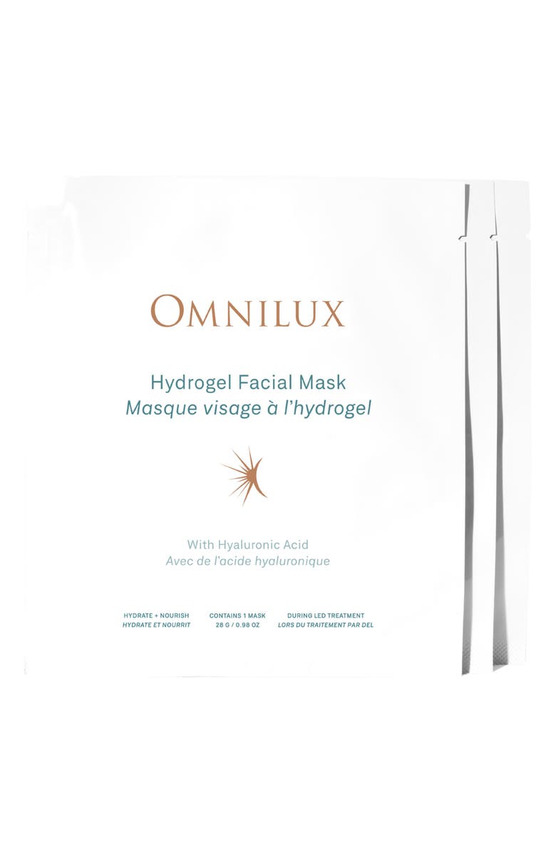 OMNILUX Hydrogel Facial Mask, Main, color, 