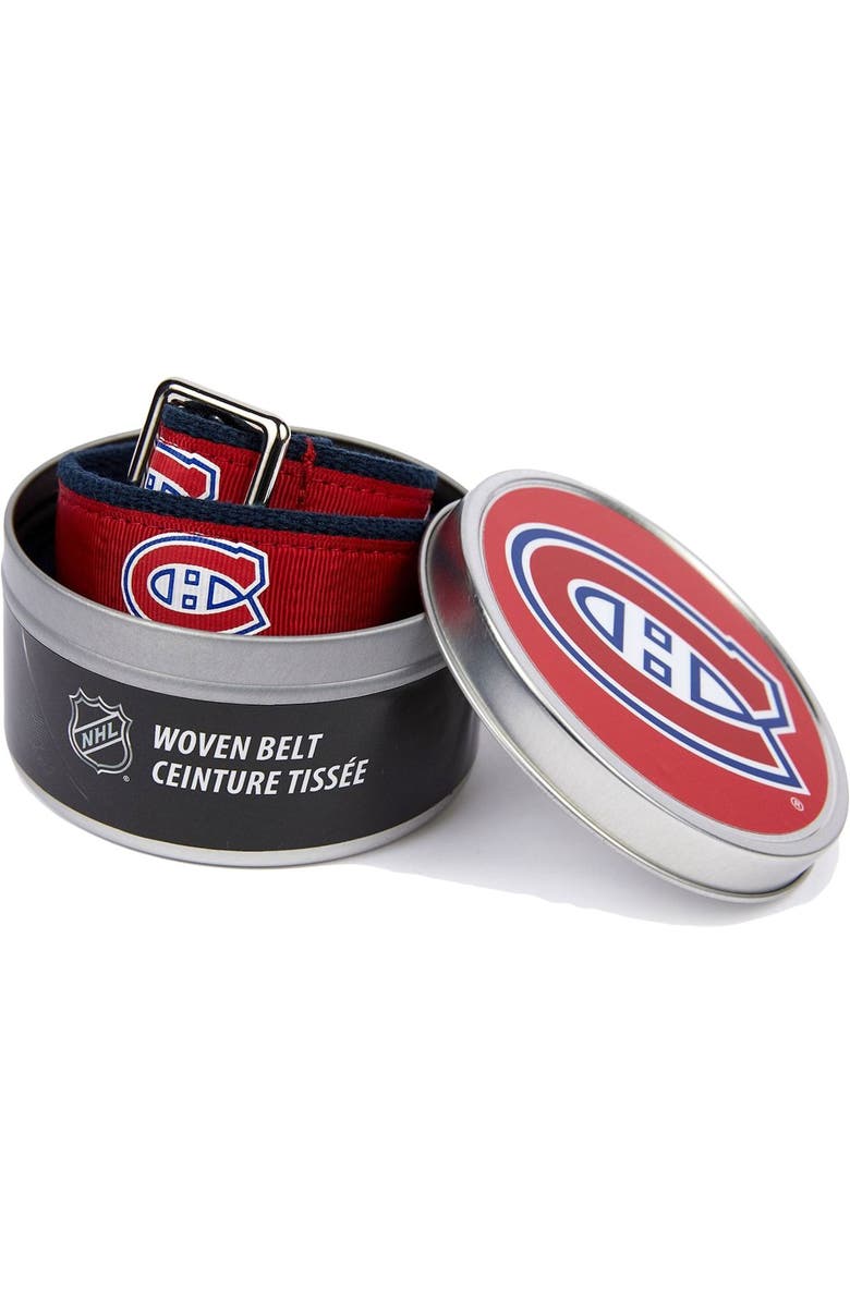 GELLS Youth Red Montreal Canadiens Go-To Belt, Alternate, color, Red