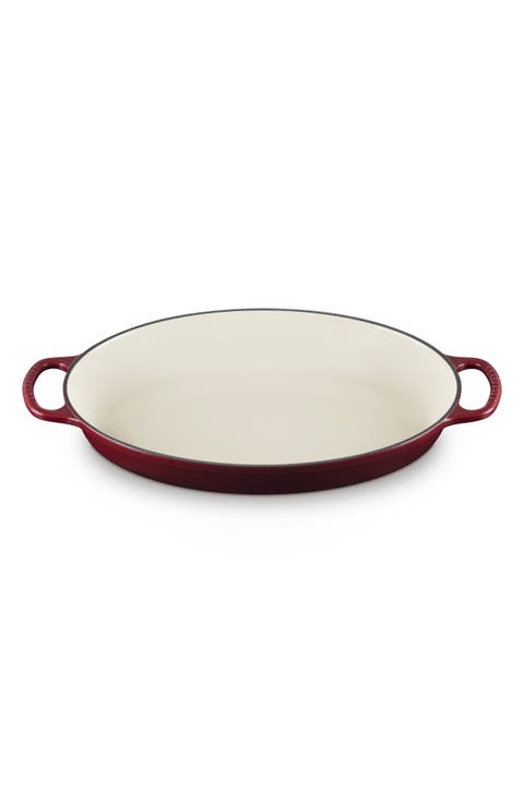 Signature 3 Quart Enameled Cast Iron Oval Baker