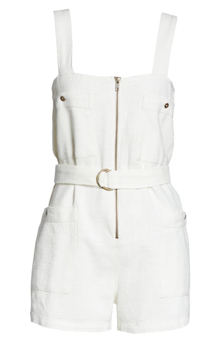 Billabong Light the Day Zip Front Romper, Alternate, color, 