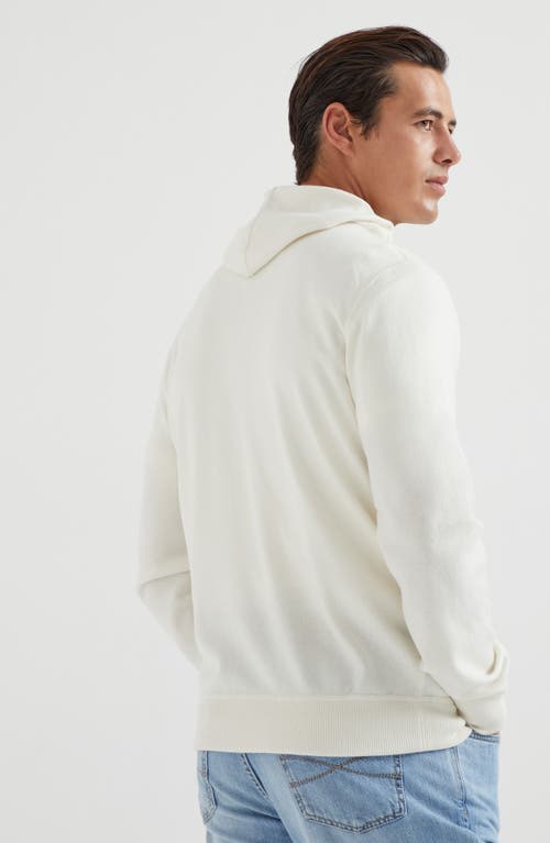 Brunello Cucinelli Sweatshirt-style Cardigan In Panama