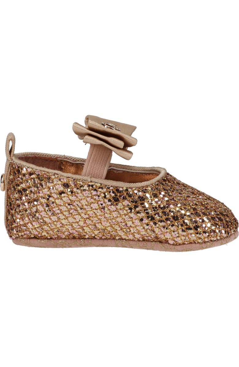 MICHAEL Michael Kors Baby Day Mary Jane Crib Shoe, Alternate, color, Rose Gold