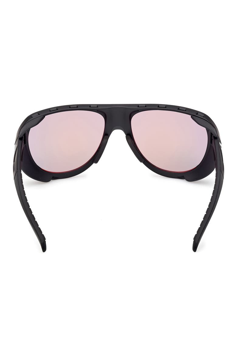 Pilot Sunglasses, Alternate, color, MATTE BLACK/ GRADIENT