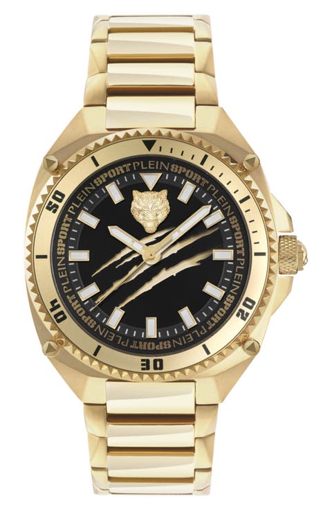 Thunder Force Quartz Bracelet Watch, 47mm