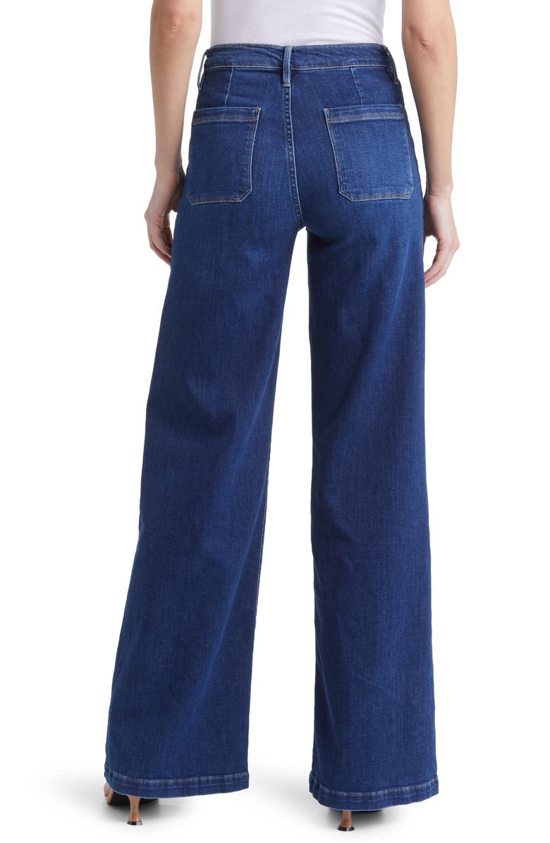 FRAME Wide Leg Stretch Denim Jeans, Alternate, color,