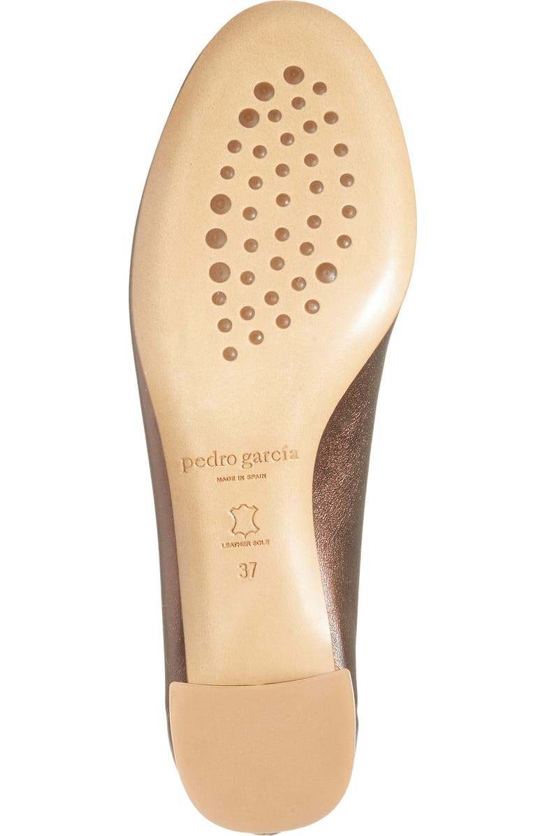 Pedro Garcia Kris Bow Pump, Alternate, color, Dorite Nappa Lame