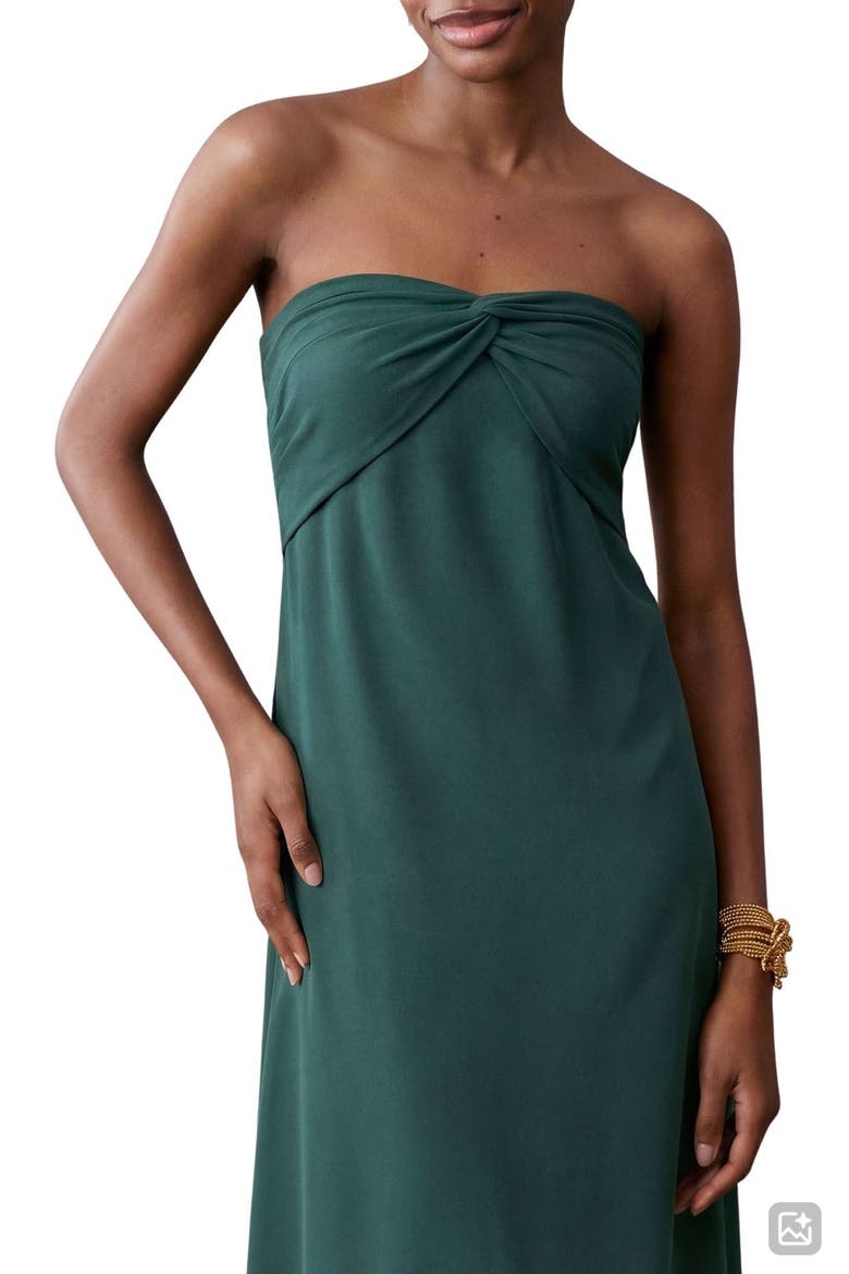 Crepe Halter Maxi Dress, Alternate, color, PETROL BLUE