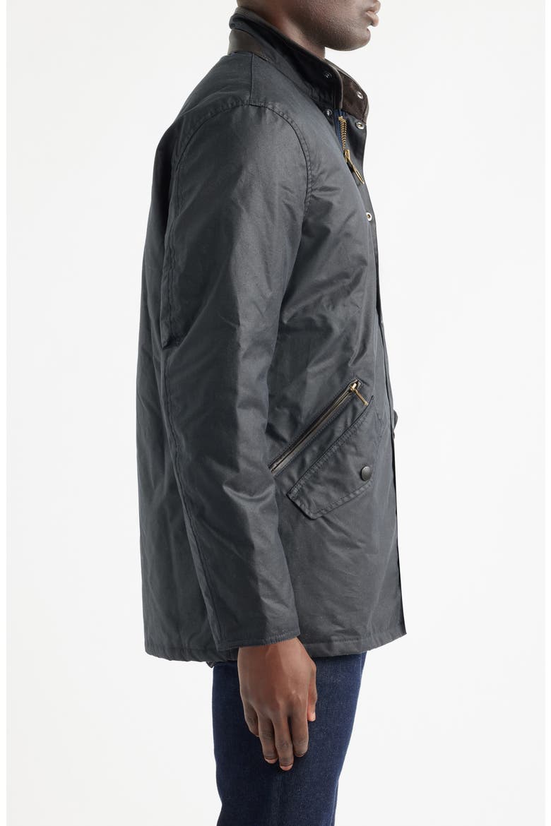 Prestbury Waxed Cotton Jacket, Alternate, color, NAVY