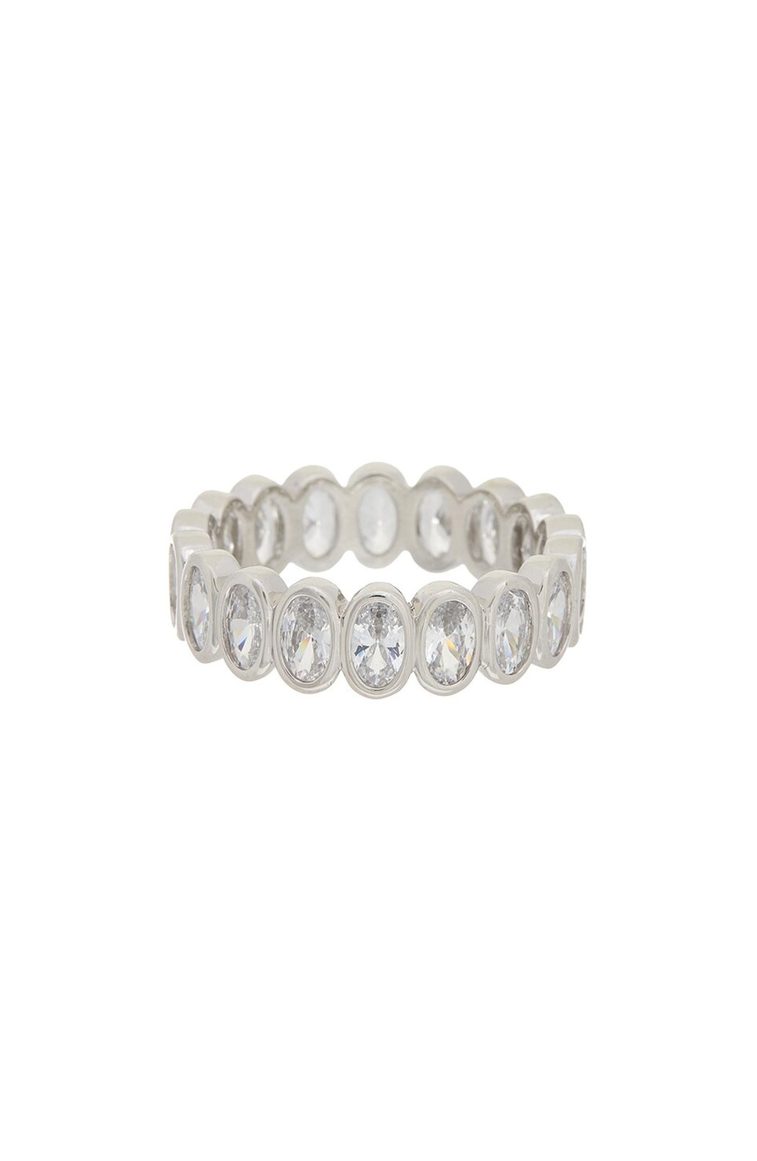 Topaz Bezel Band Ring