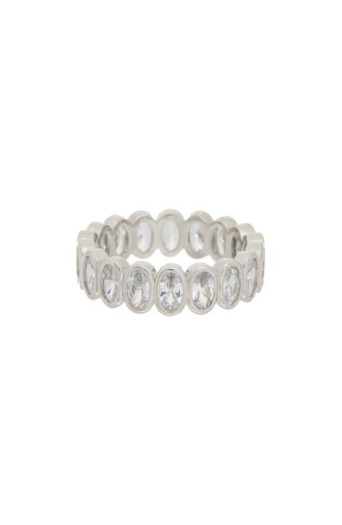 Topaz Bezel Band Ring