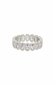 Topaz Bezel Band Ring