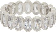 Juvell Topaz Bezel Band Ring
