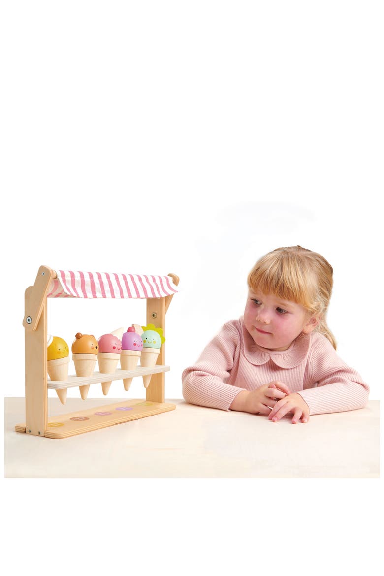 Scoops & Smiles Ice Cream Cone Stand Set, Alternate, color, MULTI