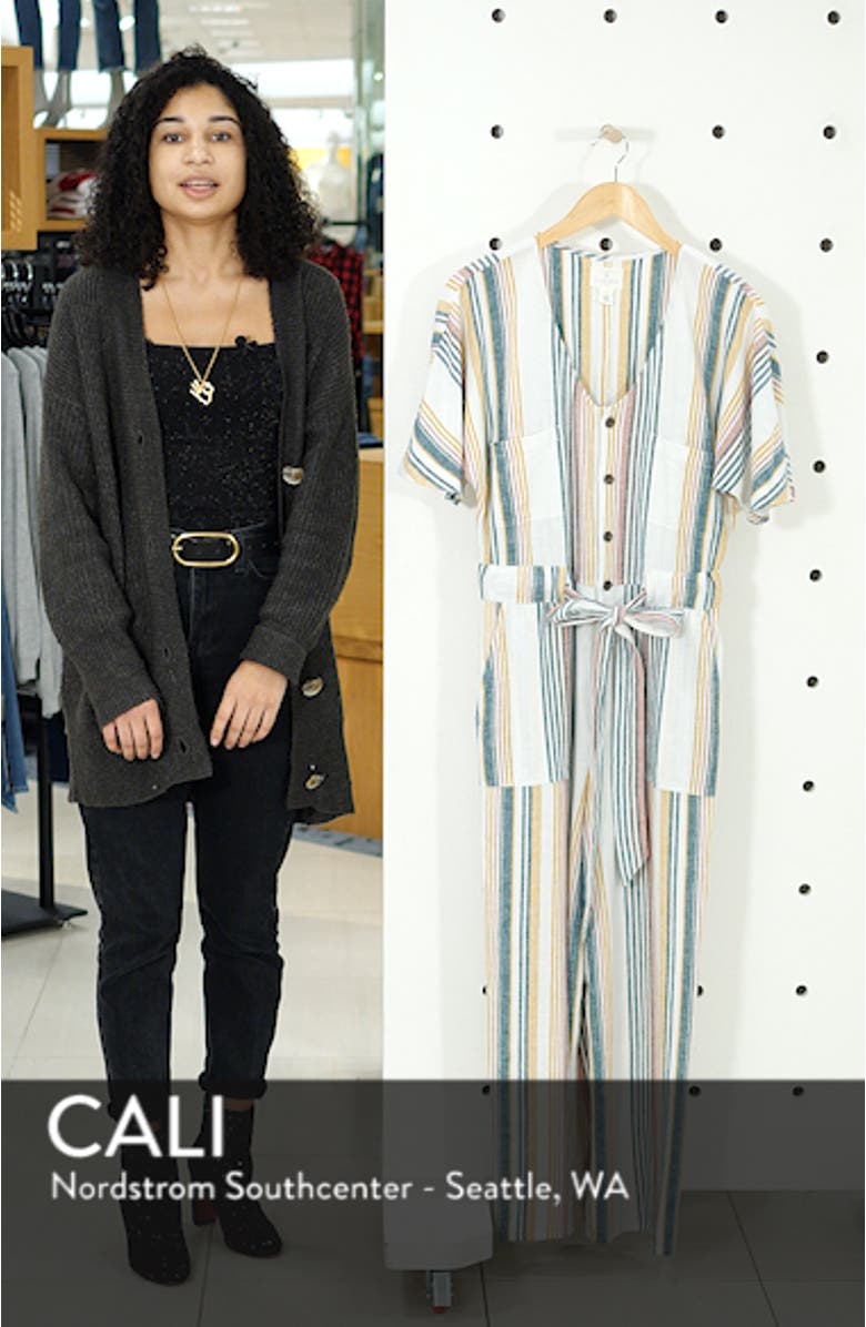 Linen Blend Jumpsuit, sales video thumbnail