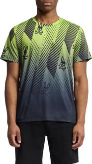 Psycho Bunny Fletcher Print Performance T-Shirt