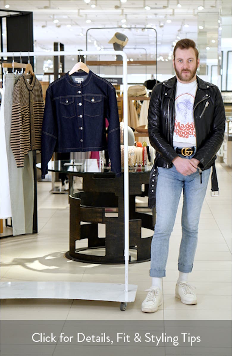 Cocoon Sleeve Denim Jacket, sales video thumbnail