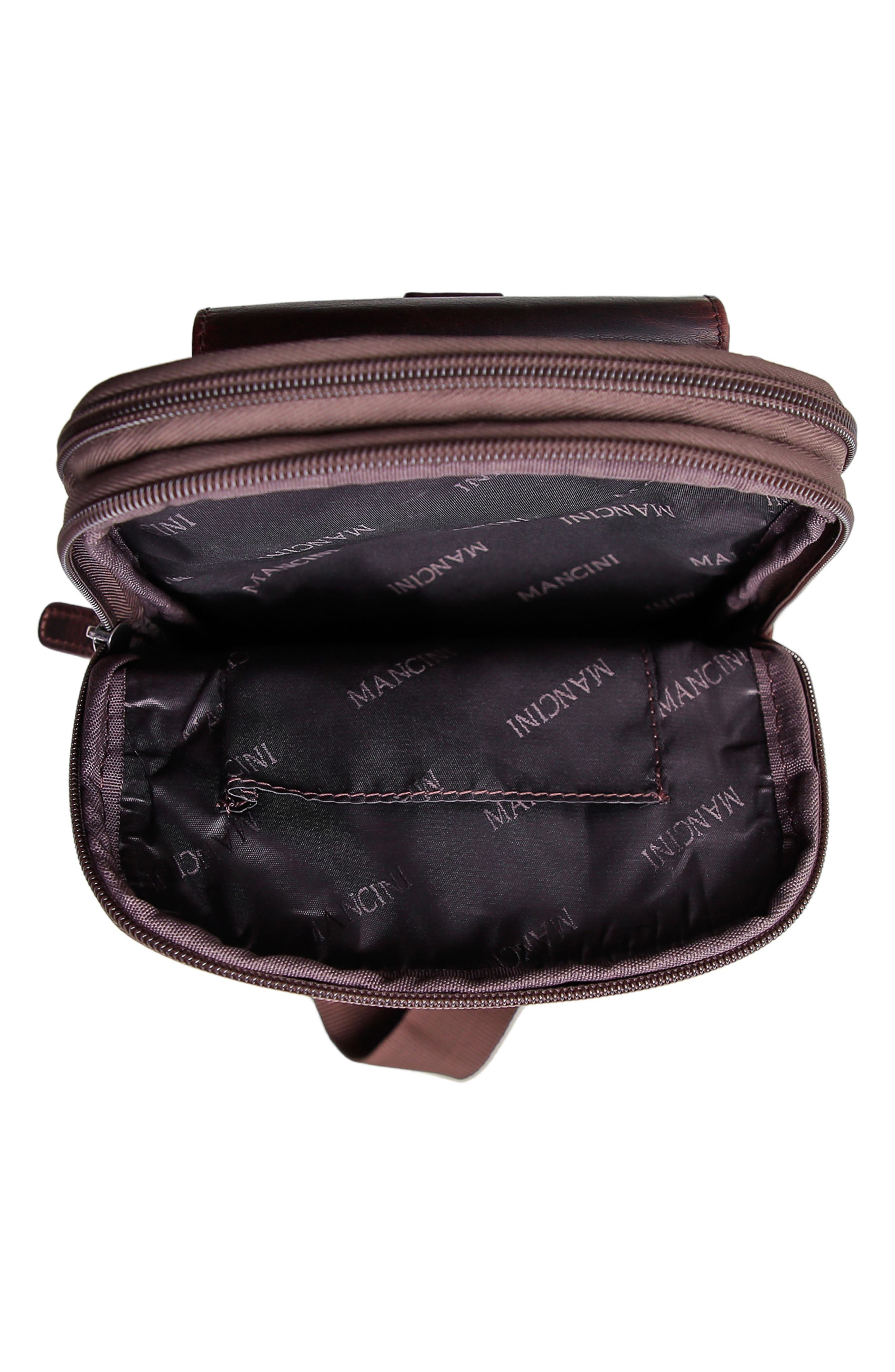 Mancini Organizer Crossbody Bag, Alternate, color, 