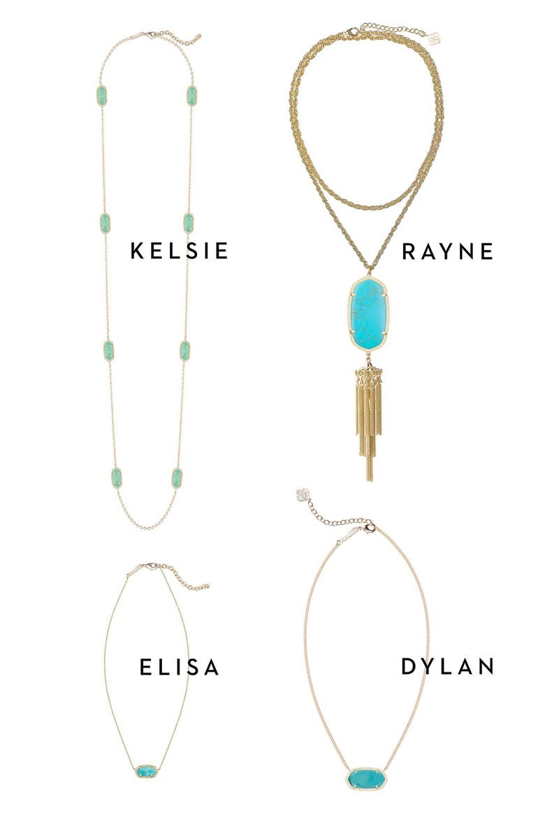 Kendra Scott 'Kelsie' Station Necklace, Alternate, color, 