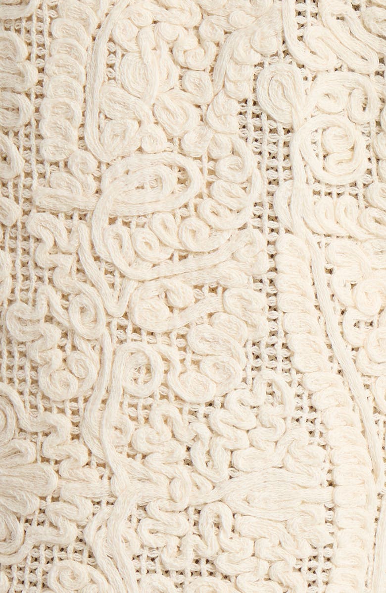 HONOR THE GIFT Mind Maze Lace Knit Shorts, Alternate, color, Natural