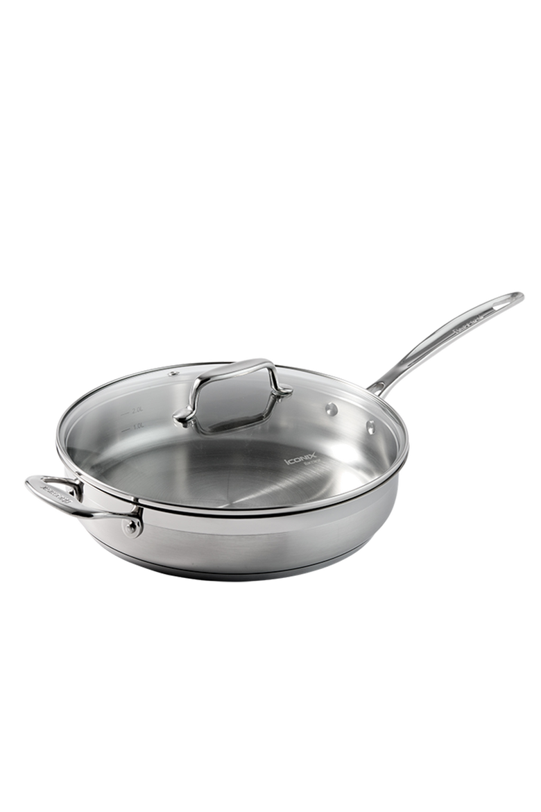 iconiX™ 3.3 Qt Sauté Pan with Lid, Main, color, SILVER