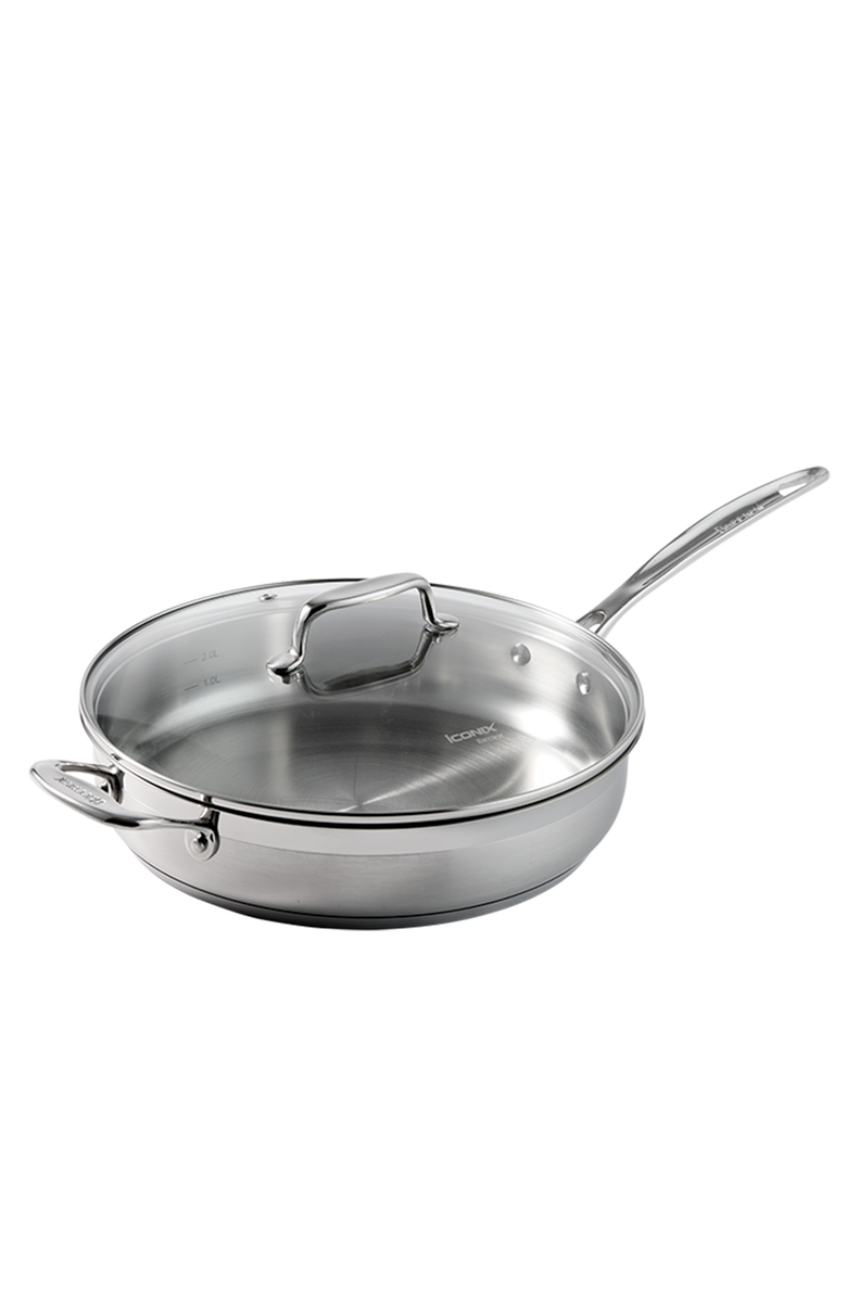 Cuisine::pro<sup>®</sup> iconiX<sup>™</sup> 3.3 Qt Sauté Pan with Lid, Main, color, Silver