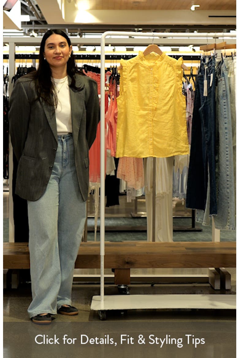 Sleeveless Linen Top video