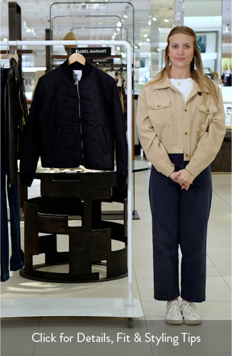 Relaxed Water Repellent Quilted Jacket, sales video thumbnail