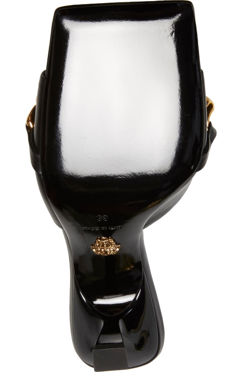 Versace Medusa Chain Slide Sandal, Alternate, color,