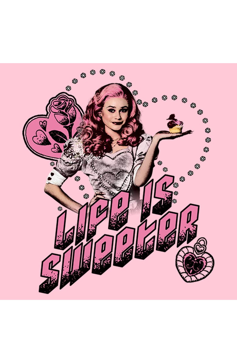 Descendants: The Rise of Red Girl's Descendants The Rise of Red Bridget Life Is Sweeter  Graphic T-Shirt, Alternate, color, Light Pink