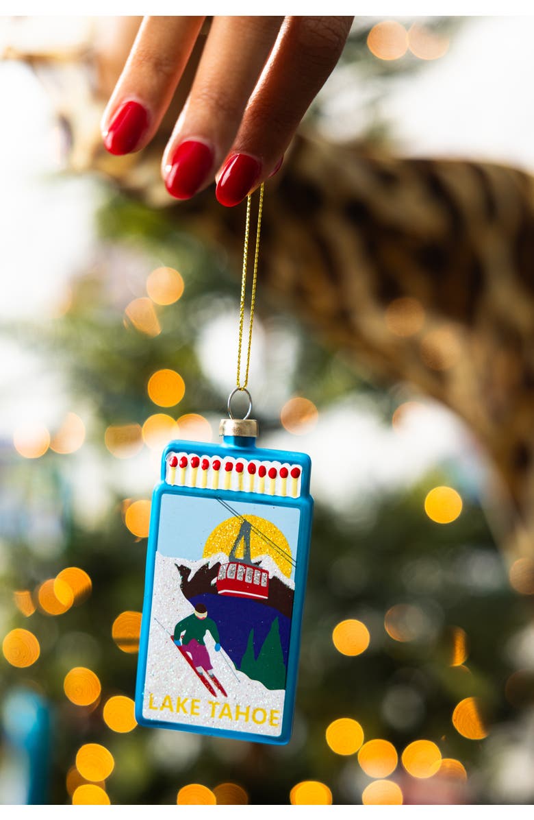 Furbish Matchbook Ornament - Lake Tahoe, Alternate, color,