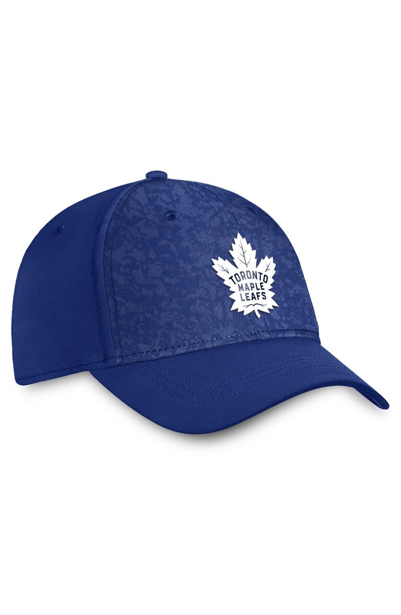 FANATICS Men's Fanatics Branded Blue Toronto Maple Leafs Authentic Pro Rink Flex Hat, Alternate, color,