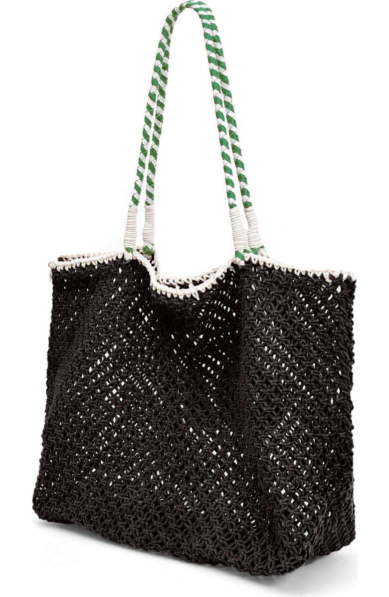 Clare V. L
Étè Tote, Alternate, color, Black W/ Green Apple La Plage