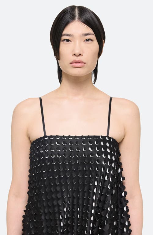 Helmut Lang Embellished Sleeveless Bubble Dress In Multi