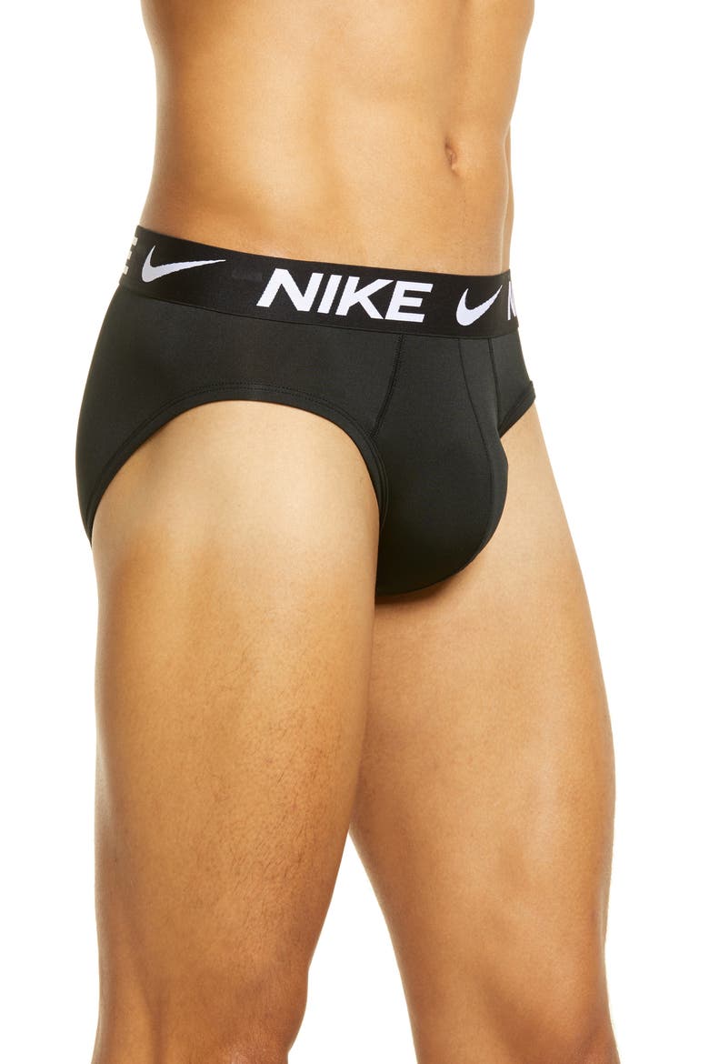 Dri-FIT 3-Pack Performance Hip Briefs, Alternate, color, BLACK