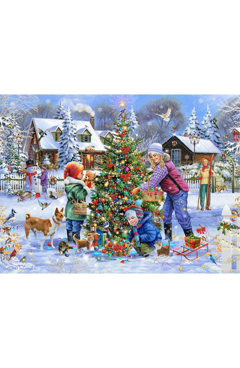 Sunsout Dressing the Tree 1000 piece Jigsaw Puzzle for Adults, Alternate, color, Multicolor