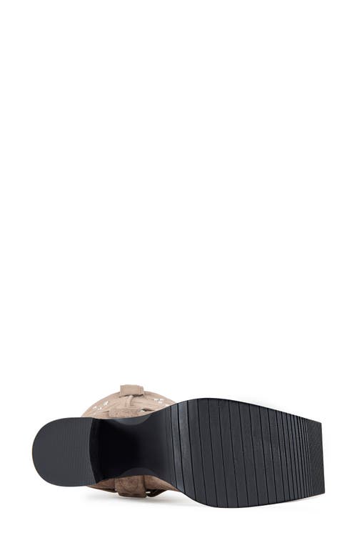 Azalea Wang Cirilla Studded Boot In Brown
